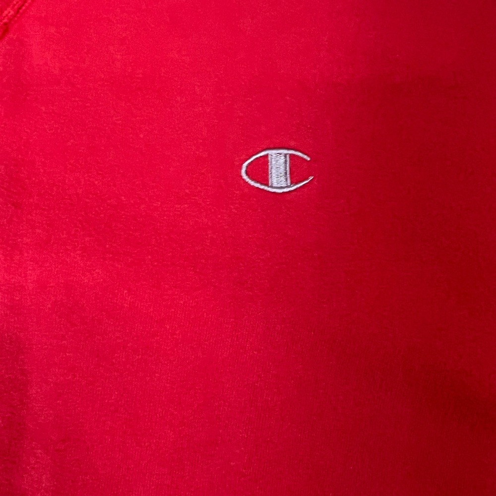 Champion Mens Red Crewneck Sweatshirt XXL Authentic Athletic Apparel Logo - Picture 5 of 7